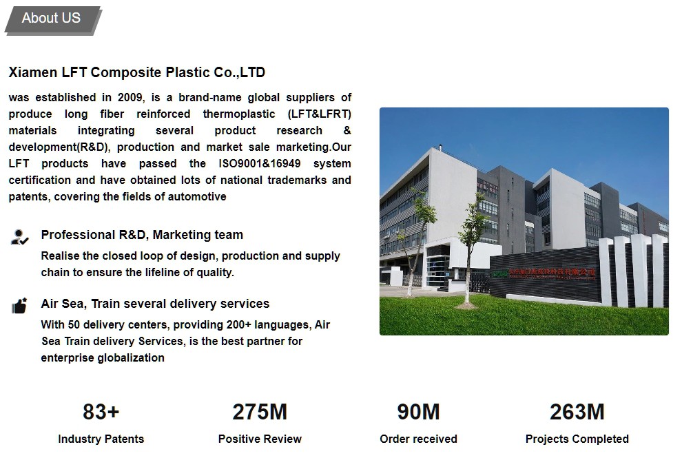 About xiamen LFT-G Company