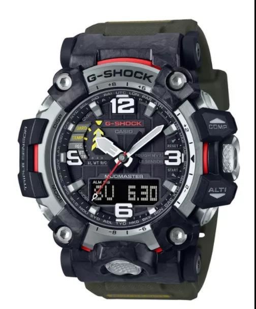 Casio te revele Premye G-chòk Mont lan Sèvi ak fòje Fib Kabòn